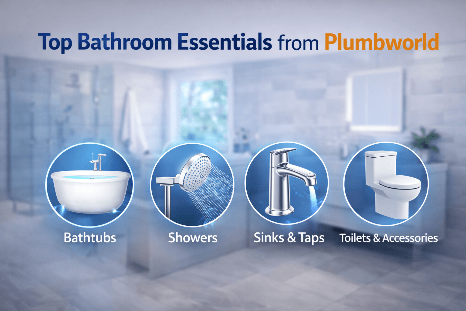Top Bathroom Essentials from Plumbworld