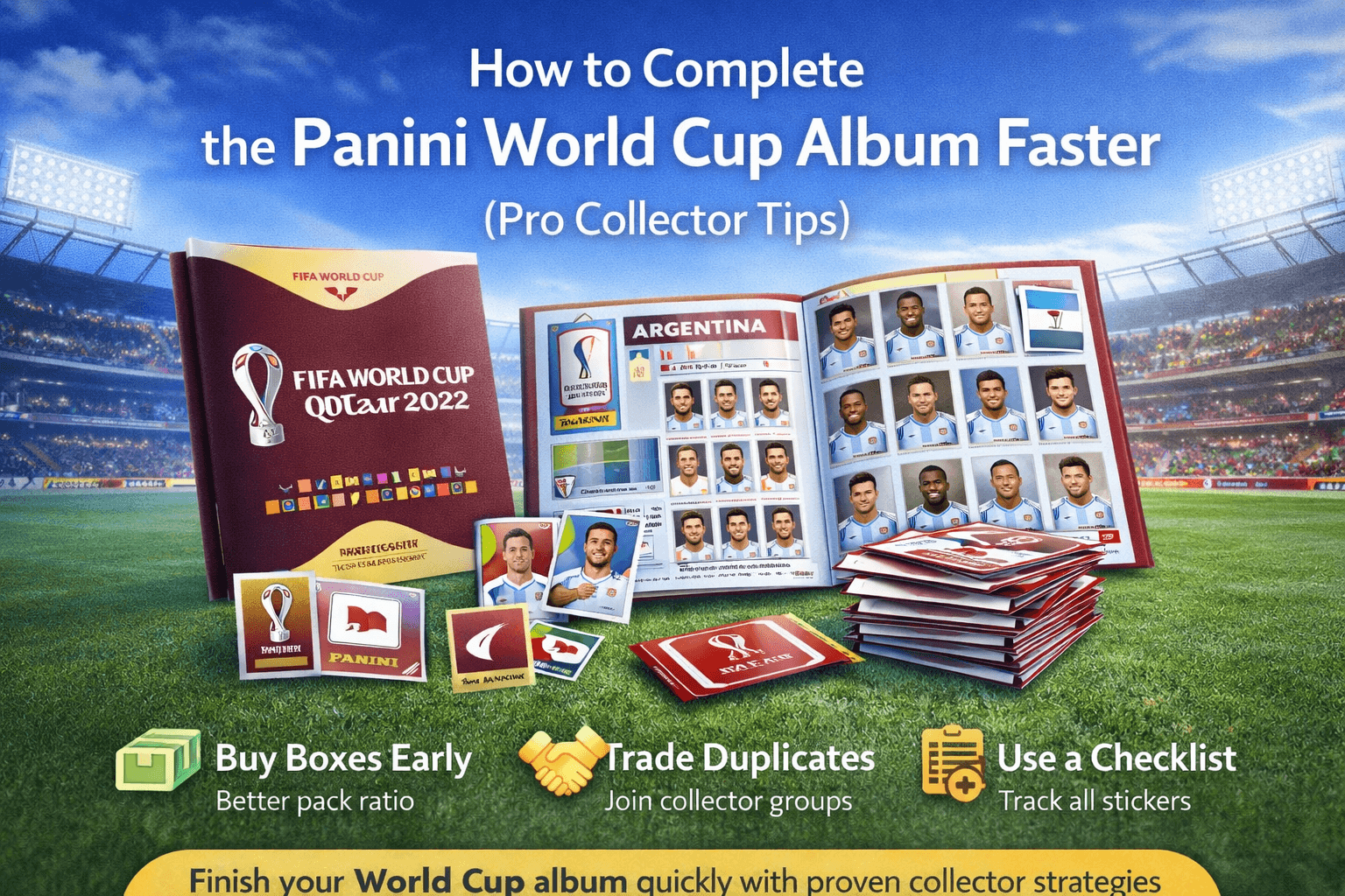 How to Complete the Panini World Cup Album Faster