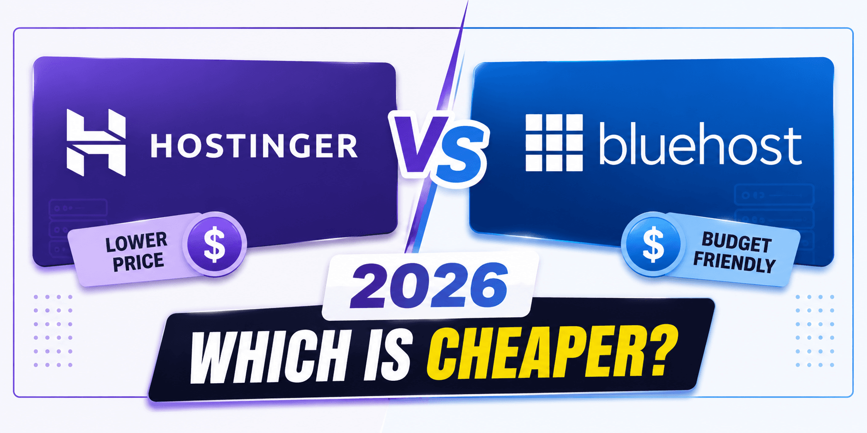 Hostinger vs Bluehost 2026: Which Is Cheaper?